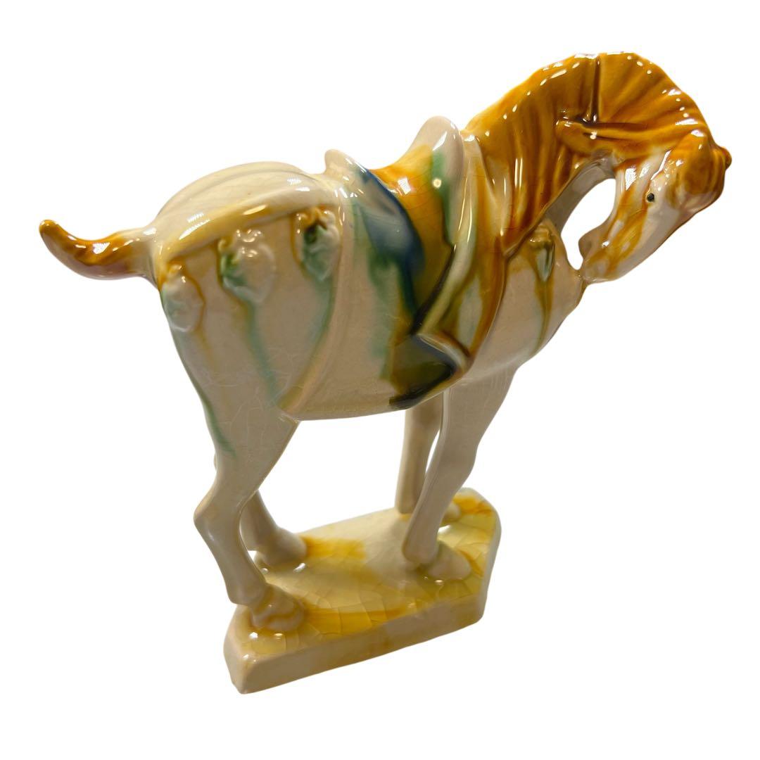 唐三彩 陶器の馬 5体セット