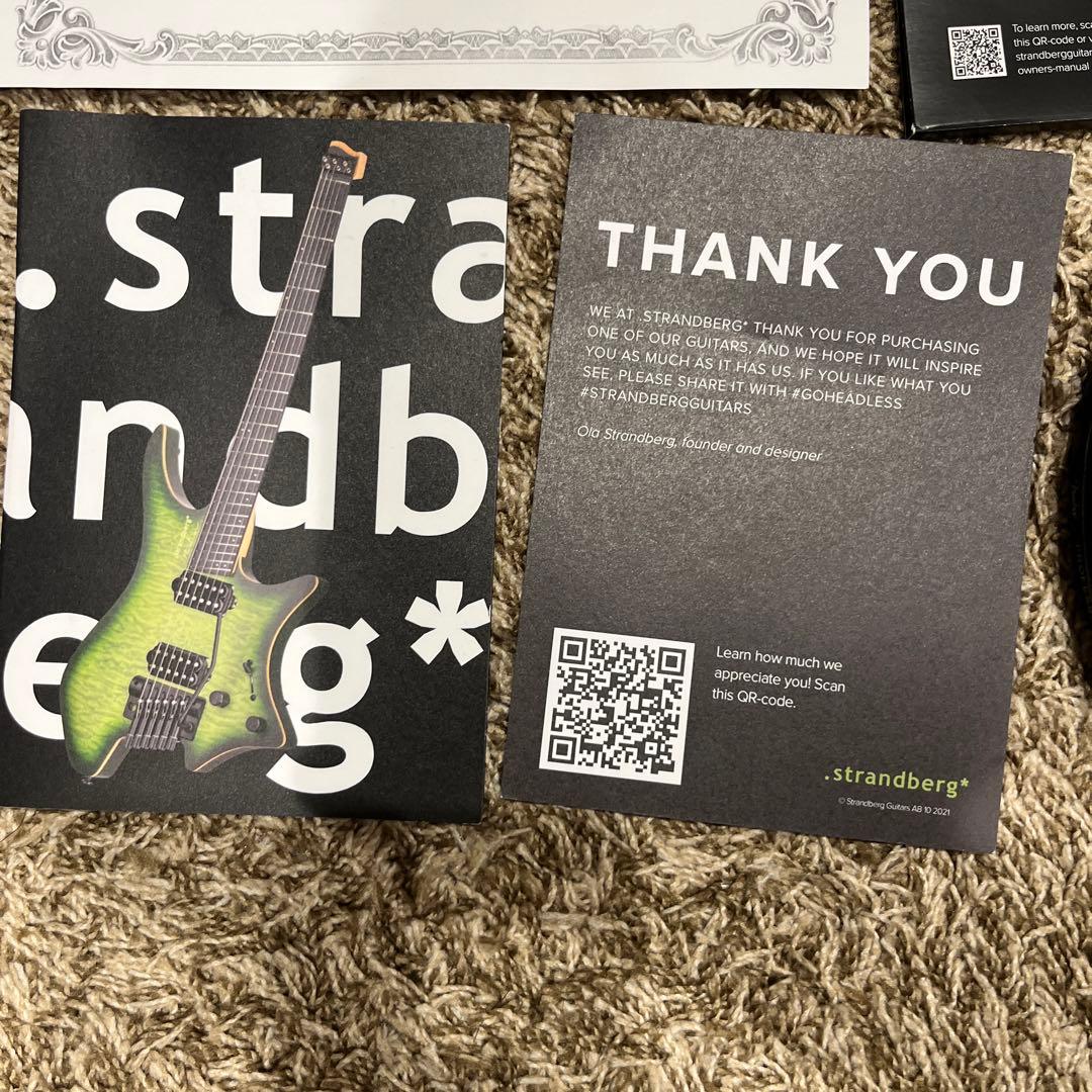 【美品】strandbergNX6 BodenStandard6弦ギター 付属品