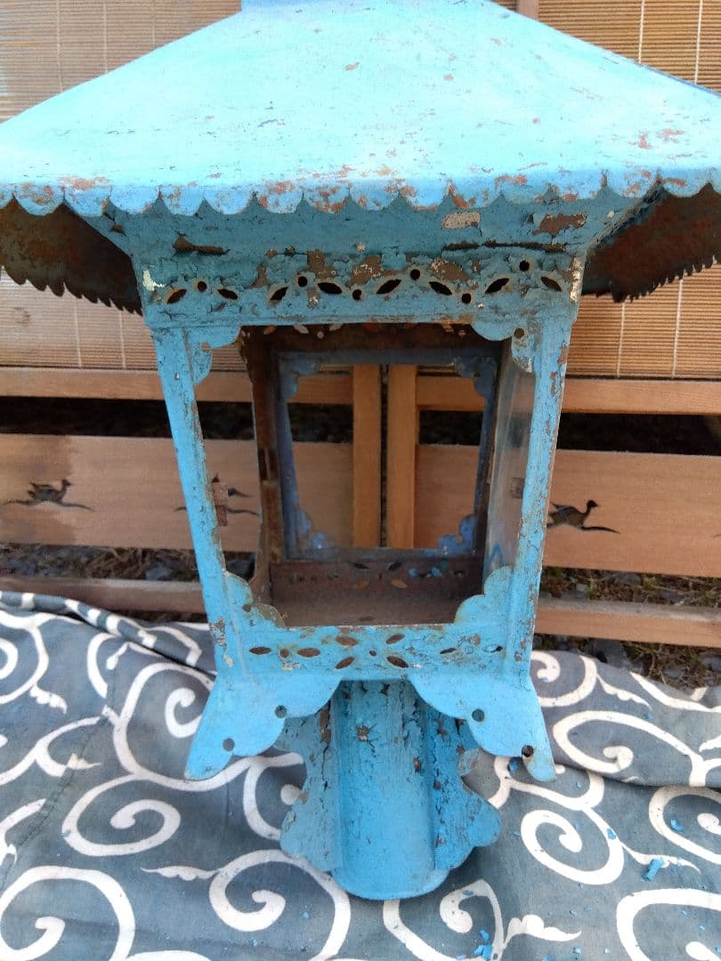 ♪昔のブリキ製の燈籠