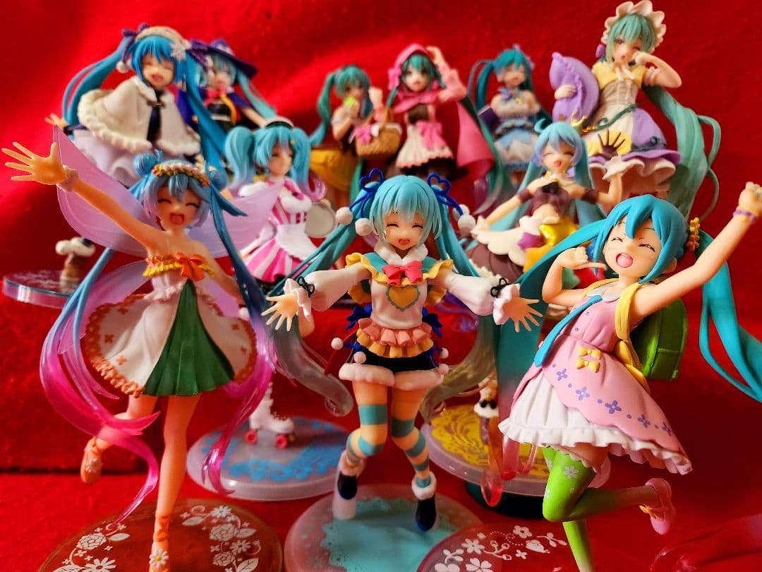 初音ミク　フィギュア　まとめ　タイトーオンクレver. 　１１体