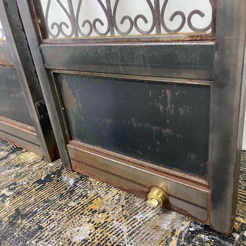 ロートアイアン 観音開きドアセット/扉イギリスアンティークフランスアンティーク