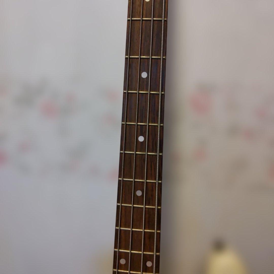 格安！左きき用 セルダーエレキベース、各種付属品付