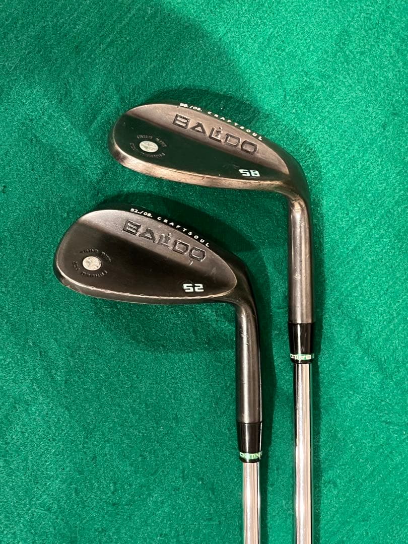 BALDO バルド　ウェッジ 2本セット　52° 57° ダイナミックゴールド
