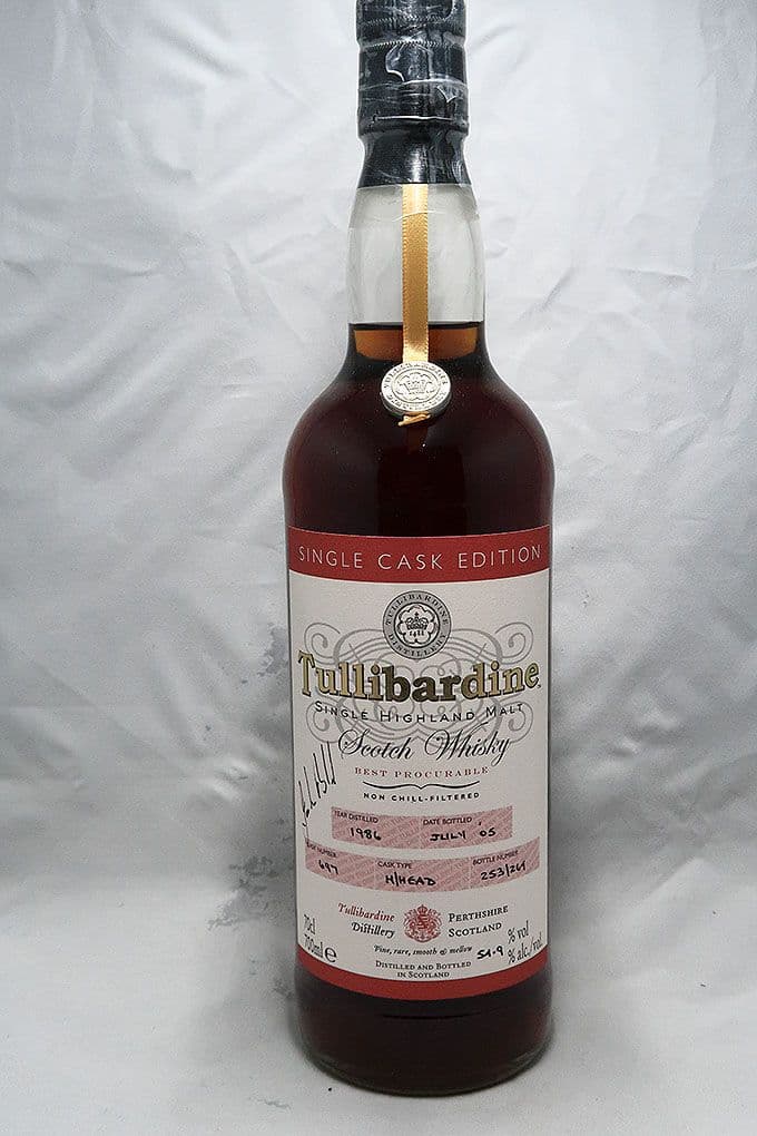 タリバーディン １９８６ シングルカスクエディション モルトウィスキー