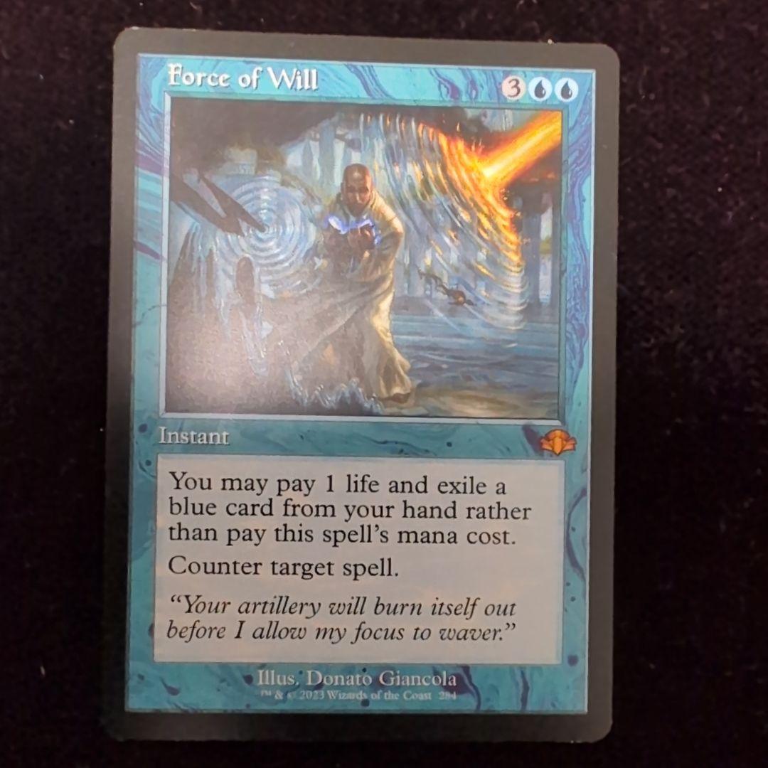 r*o様 MTG　意志の力　Force of Will　英語版　4枚セット