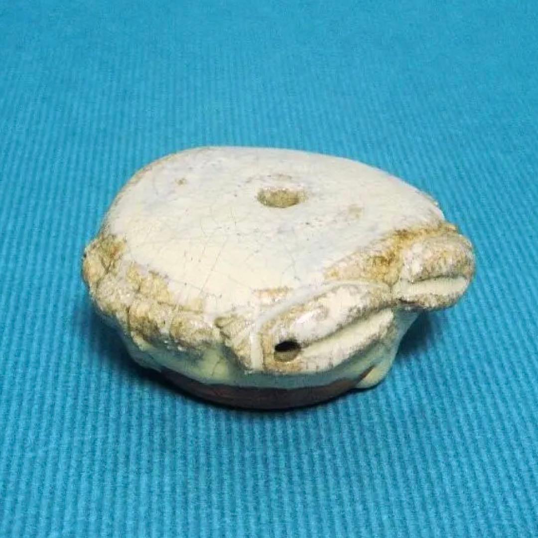 @370『蟹 水滴』陶器　/骨董品 古美術 アンティーク 古玩