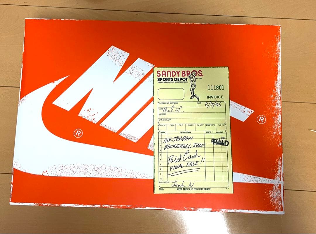 Nike AJ1 Lost&Found Chicago ジョーダン1 シカゴ