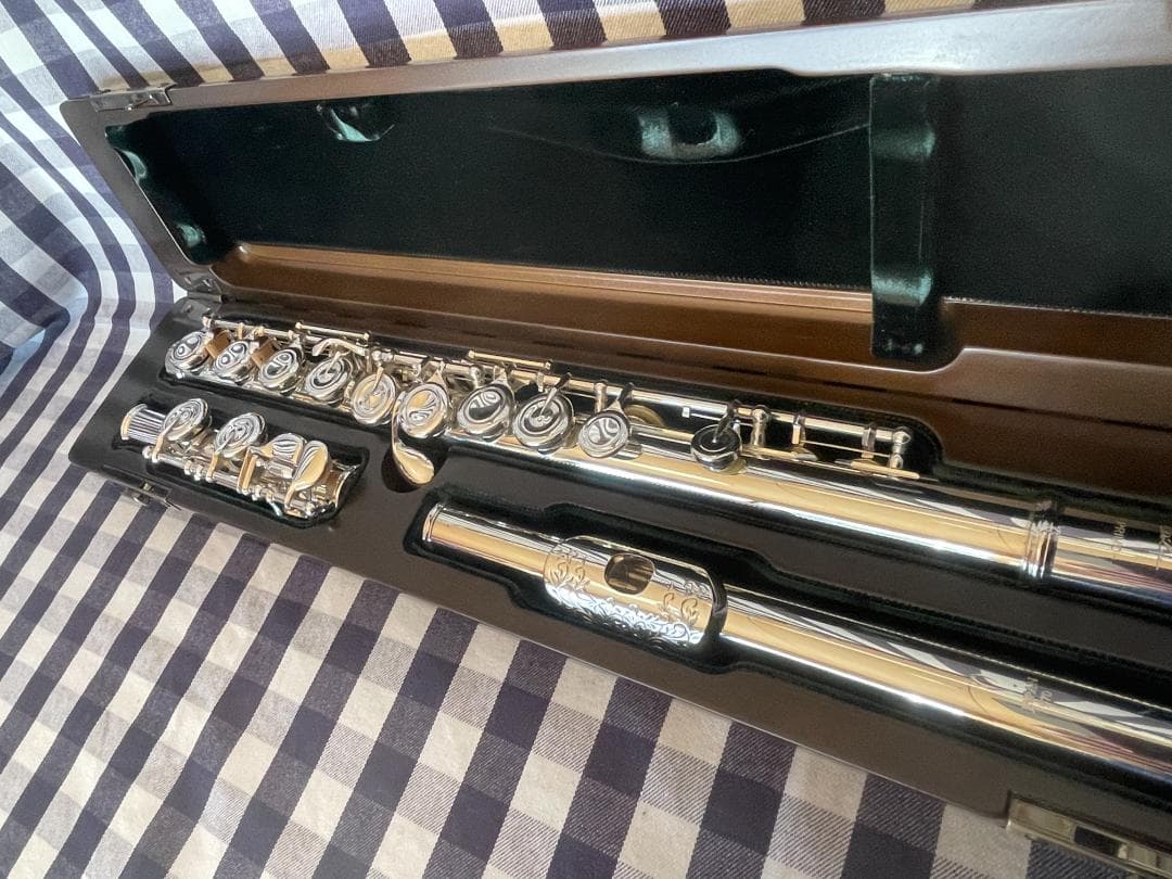 パールフルート Dolce Primo 頭部管Ag970彫刻入り 美品！