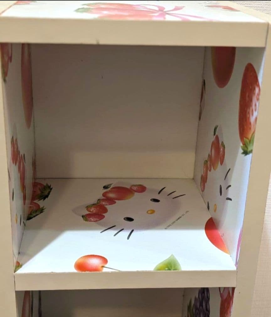 激レア！ハローキティ　3段ボックス　フルーツ柄　サンリオ　2002年