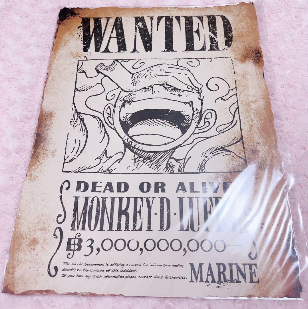 ONEPIECE 30億ルフィWANTED 新四皇手配書コンプリートセット