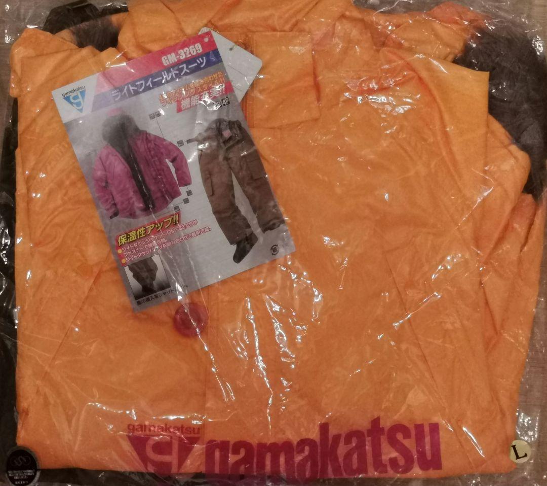 がまかつ ライトフィールドスーツ イエロー L フィッシングスーツ メンズ