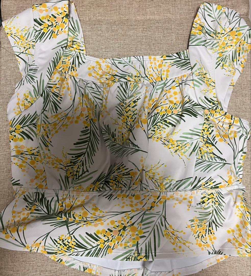 新品未使用　【SUKALA】スプリングフラワーグレースブラトップ(L/ミモザ)