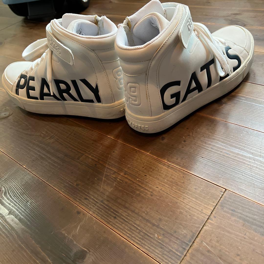 PEARLY GATES ゴルフシューズ ハイカット ホワイト