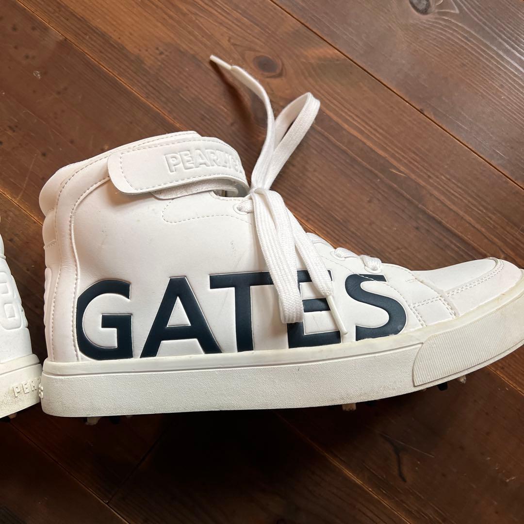 PEARLY GATES ゴルフシューズ ハイカット ホワイト