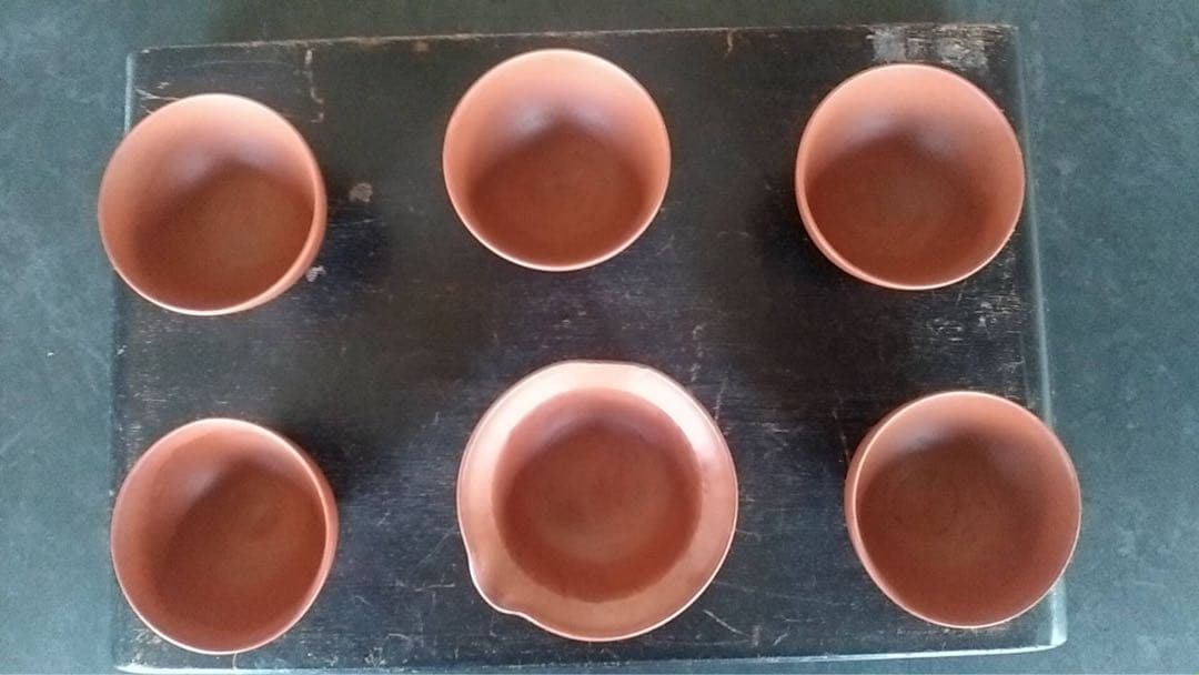 古備前　備前　煎茶器　煎茶碗　　湯冷し　急須　中国美術　茶道具　古美術