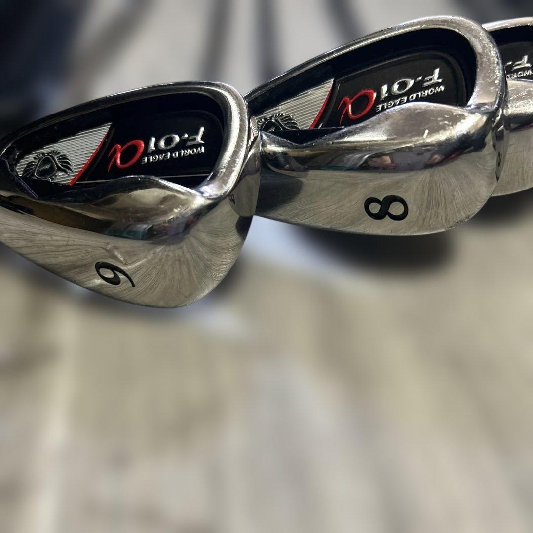 ワールドイーグルWORLD EAGLEゴルフアイアンクラブセットF-01α