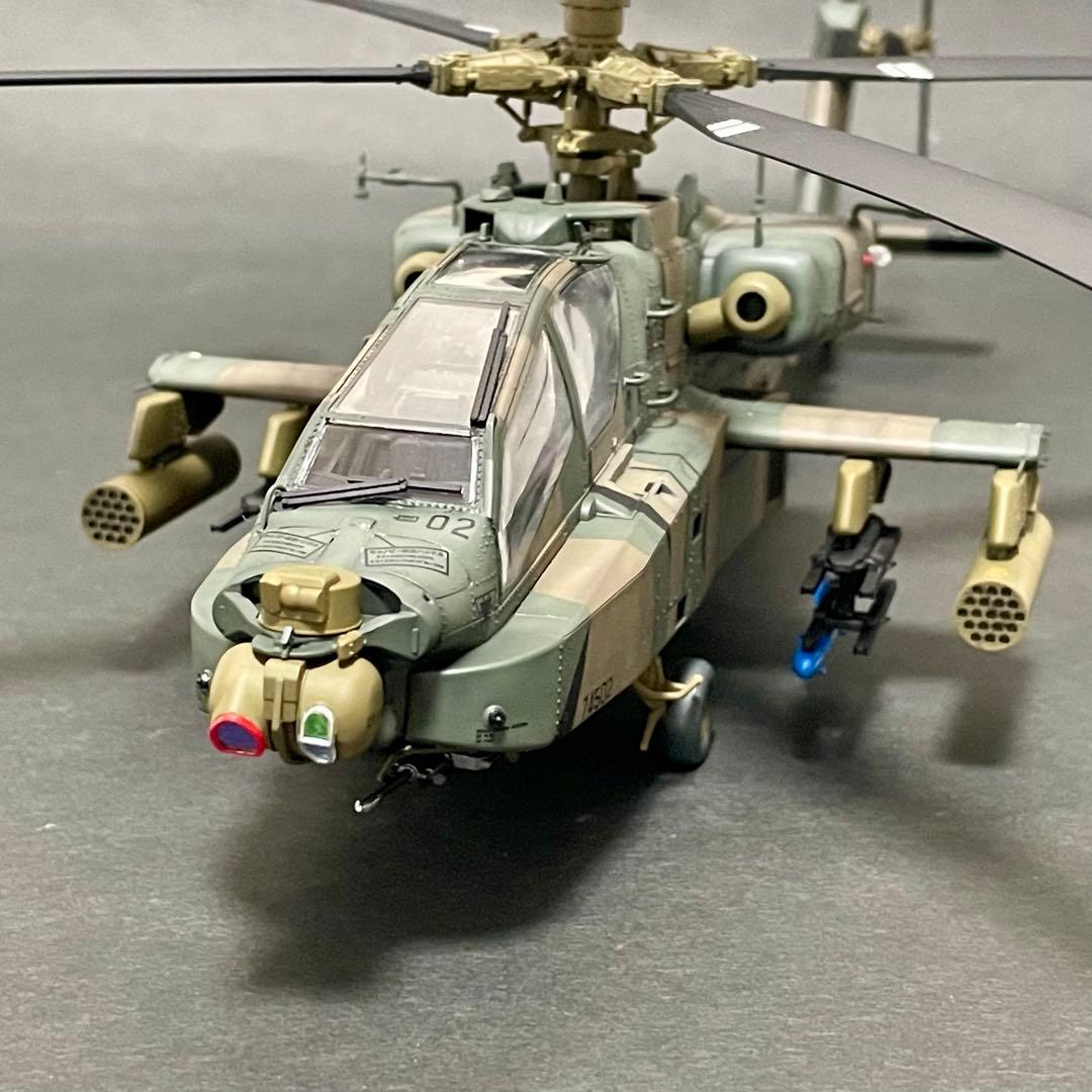 【完成品】 ハセガワ 1/48 AH-64D アパッチロングボウ 陸上自衛隊