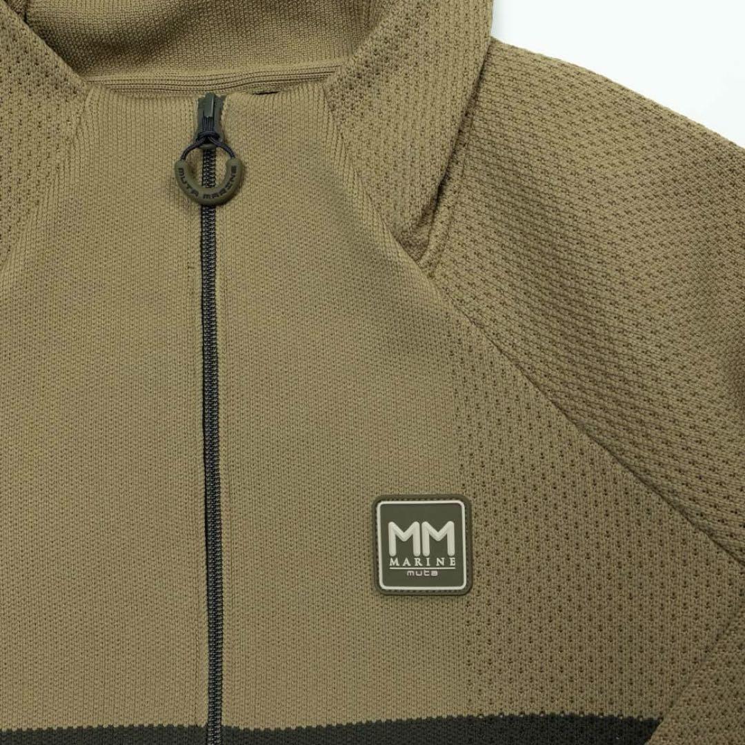 muta MARINE★モールディングニット ジップアップパーカー