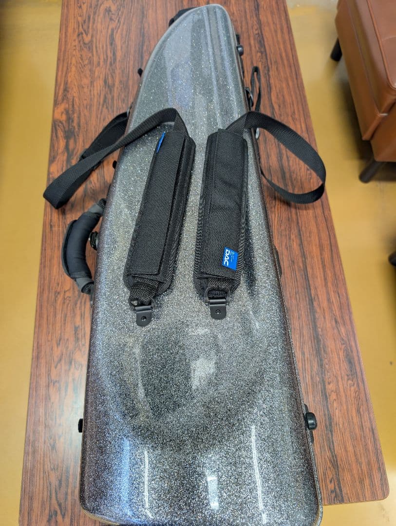 DACNx-1sテナーバス用トロンボーンセミハードケーススパークルダークシルバー