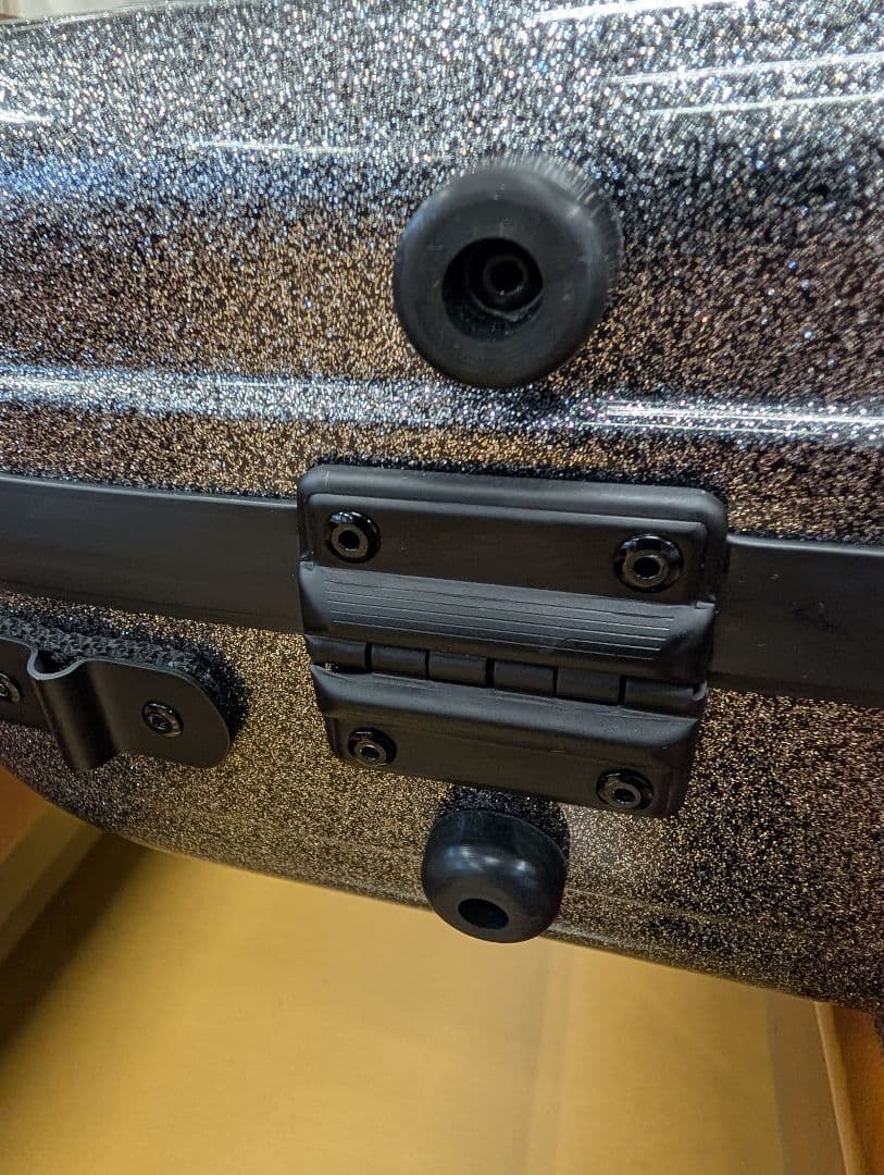 DACNx-1sテナーバス用トロンボーンセミハードケーススパークルダークシルバー