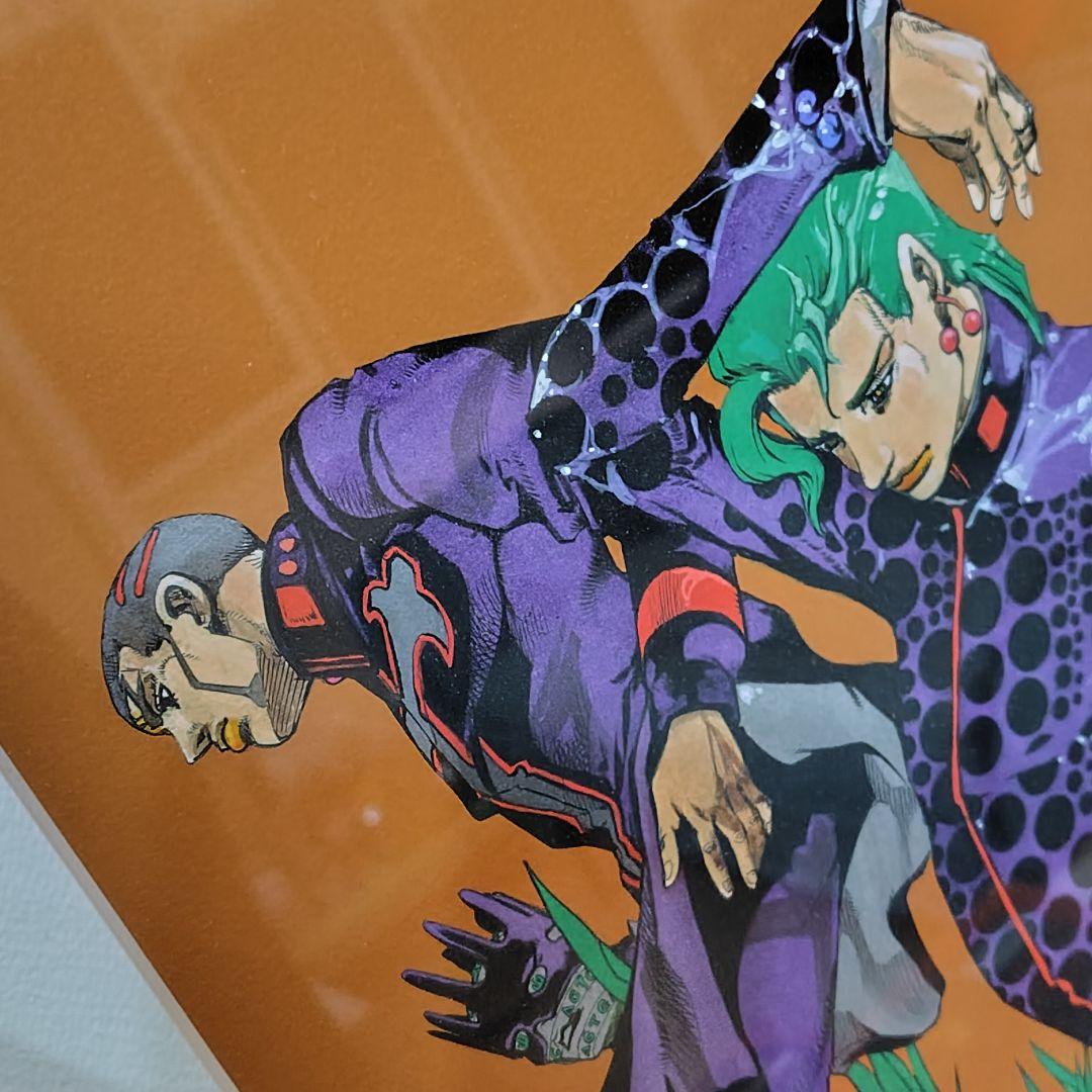 ジョジョの奇妙な冒険 複製原画 キーヴィジュアル 金沢 ジョジョ展 冒険の波紋