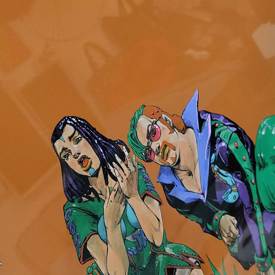 ジョジョの奇妙な冒険 複製原画 キーヴィジュアル 金沢 ジョジョ展 冒険の波紋