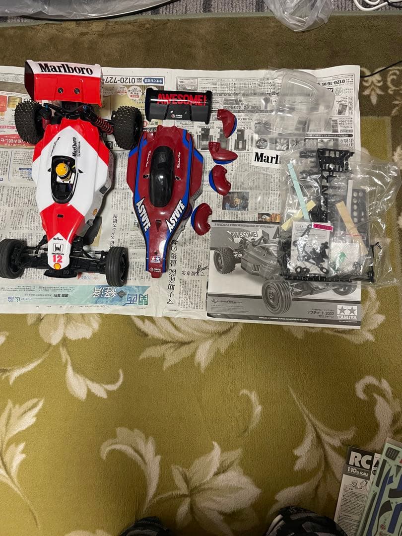 タミヤ　アスチュート2022 TD2 セナ仕様　マルボロカラー　箱有り