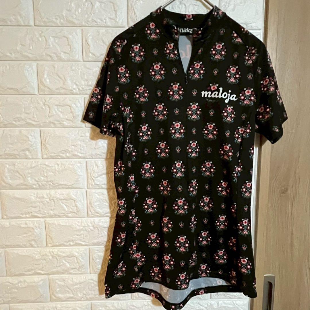 【極美品】maloja マローヤ サイクルジャージ レディースS花柄 刺繍調