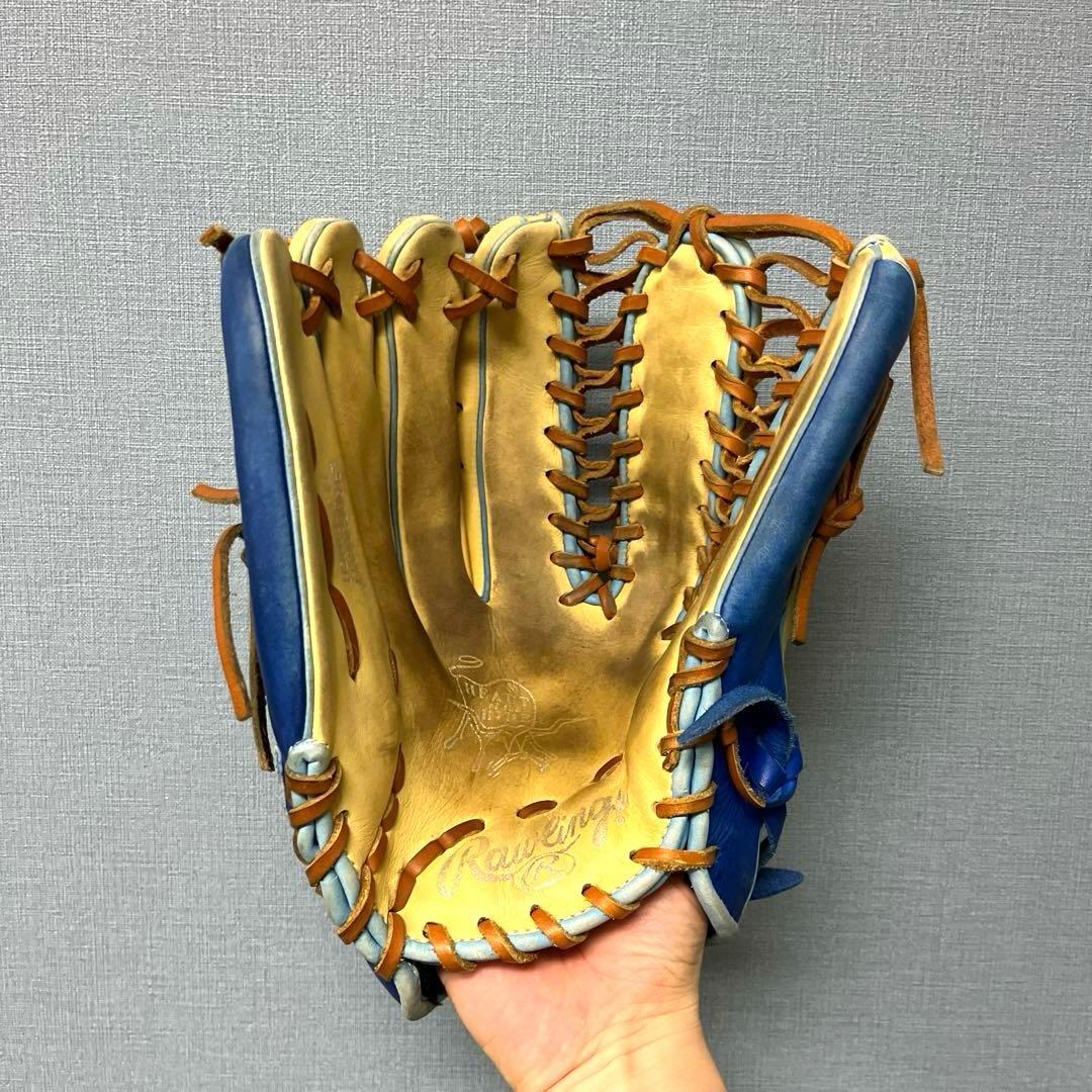 1017 ローリングス HOH 型抜群 即戦力 美品 軟式 外野手用グローブ 左
