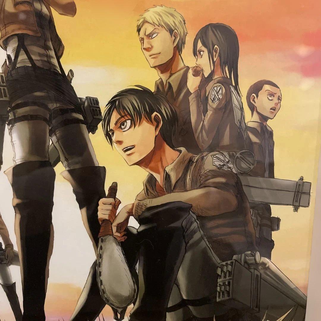 お値下げ❗️1月末まで❗️進撃の巨人 原画イラストボード　複製原画　104期生