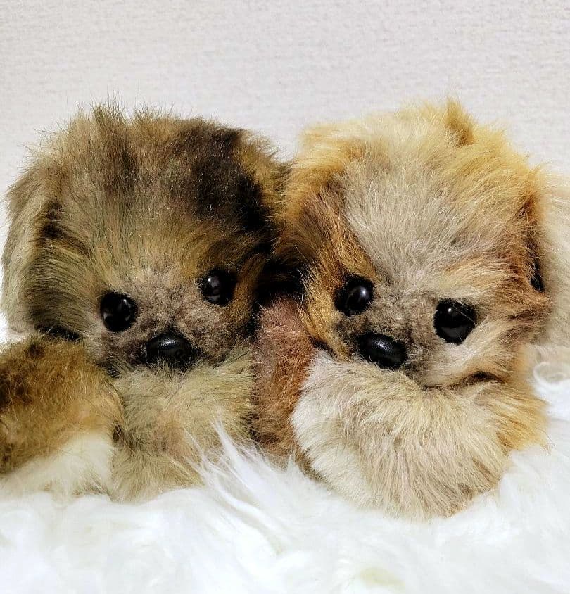 レトロぬいぐるみ　吉徳　犬　ぬいぐるみ　２匹美品！