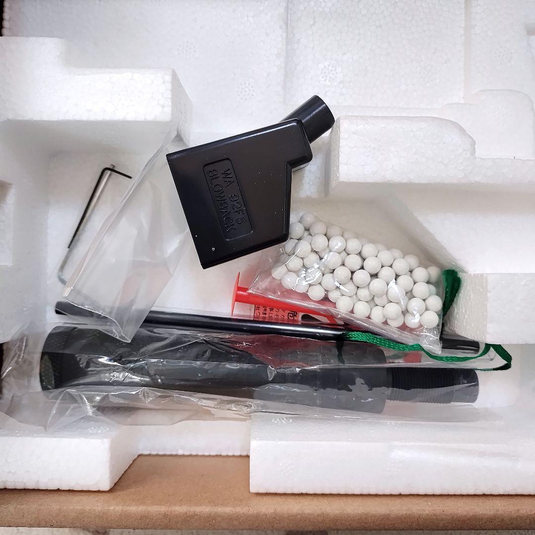 WA　ベレッタ M92FS & LEON サイレンサー　 ブラック レオン