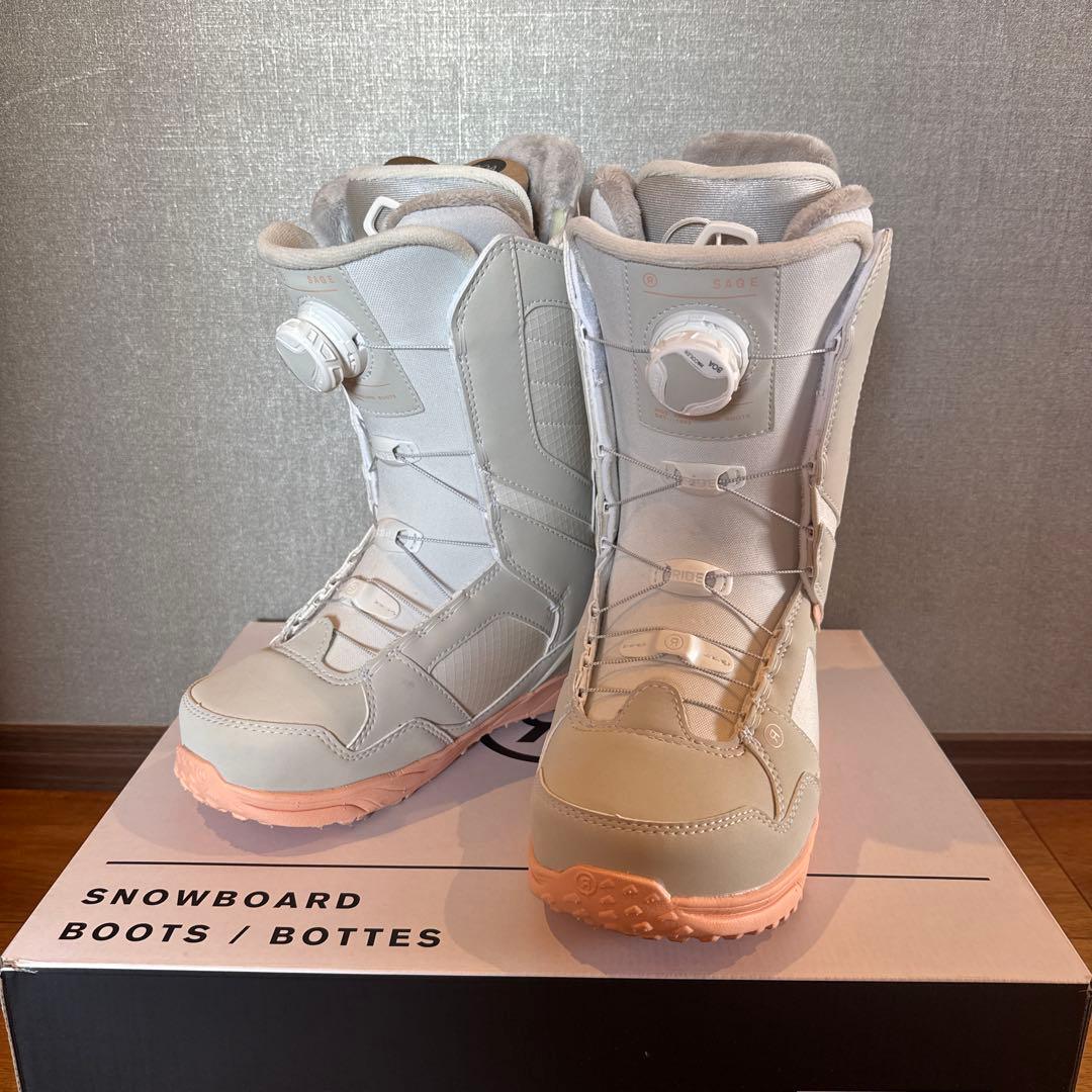 1回使用☆RIDE☆SAGE☆スノーボード☆ブーツ