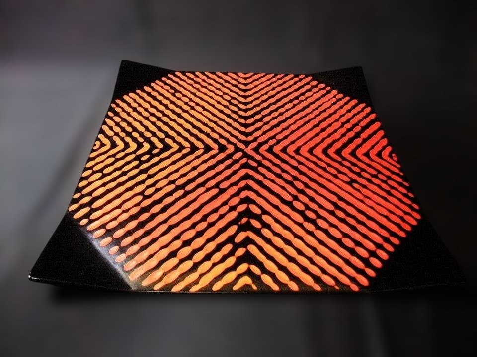 会席膳 本漆器 赤膳 天然木 五客 隅折れ 漆器膳