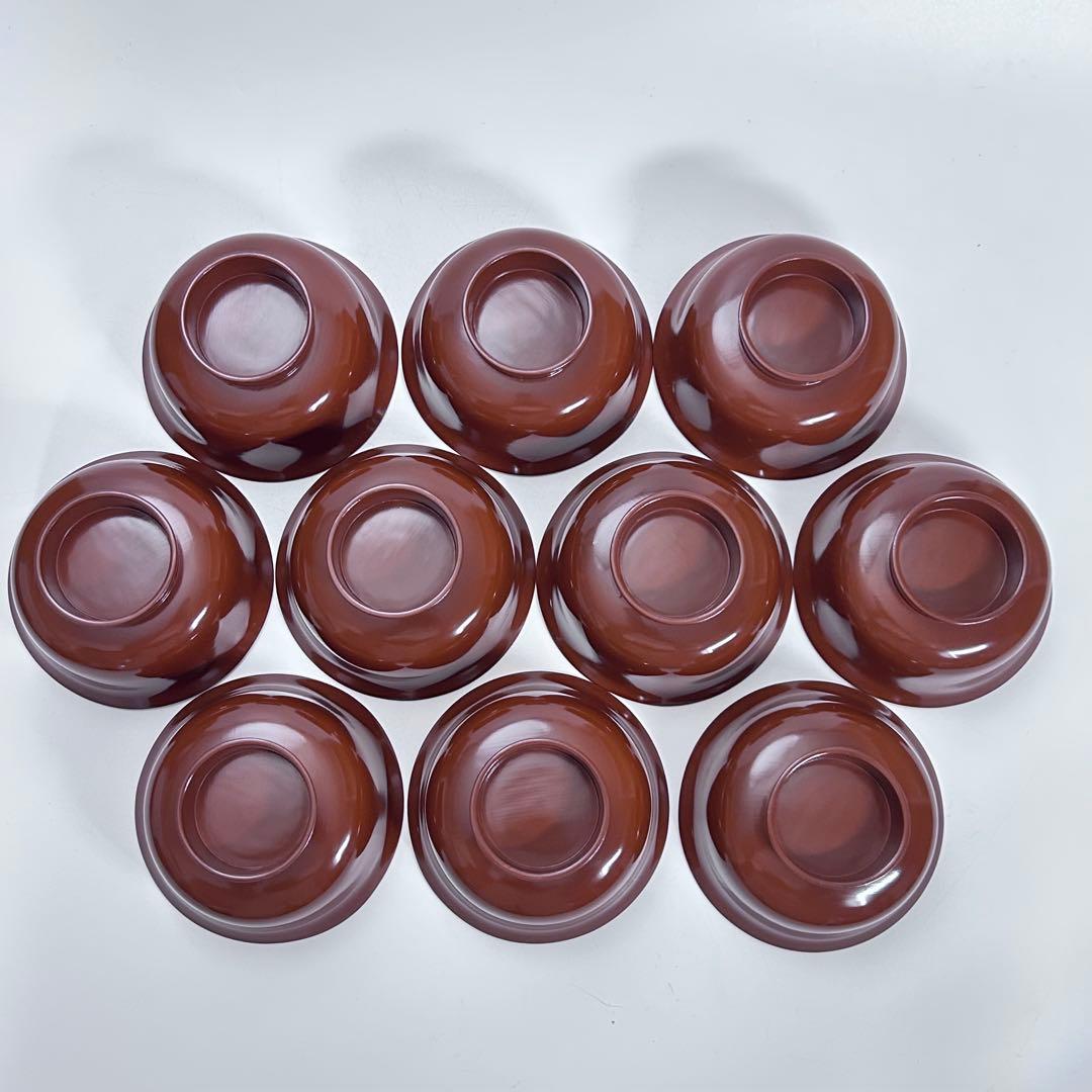 輪島塗 金蒔絵 松鶴 汁椀 吸物椀 10客 漆器