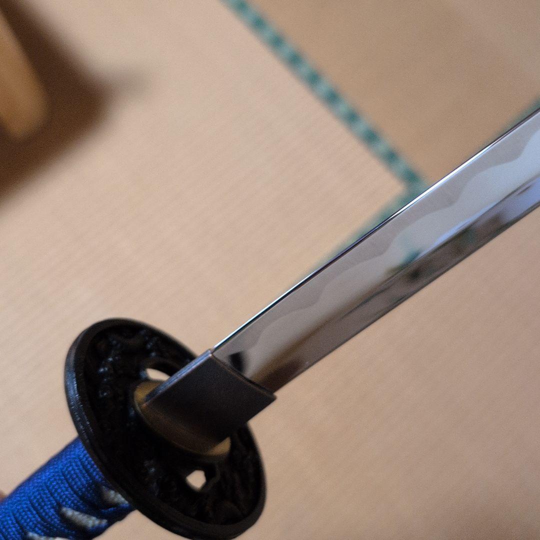 ✰週末価格✰　模造刀『マーブル青・グラデーション拵え』