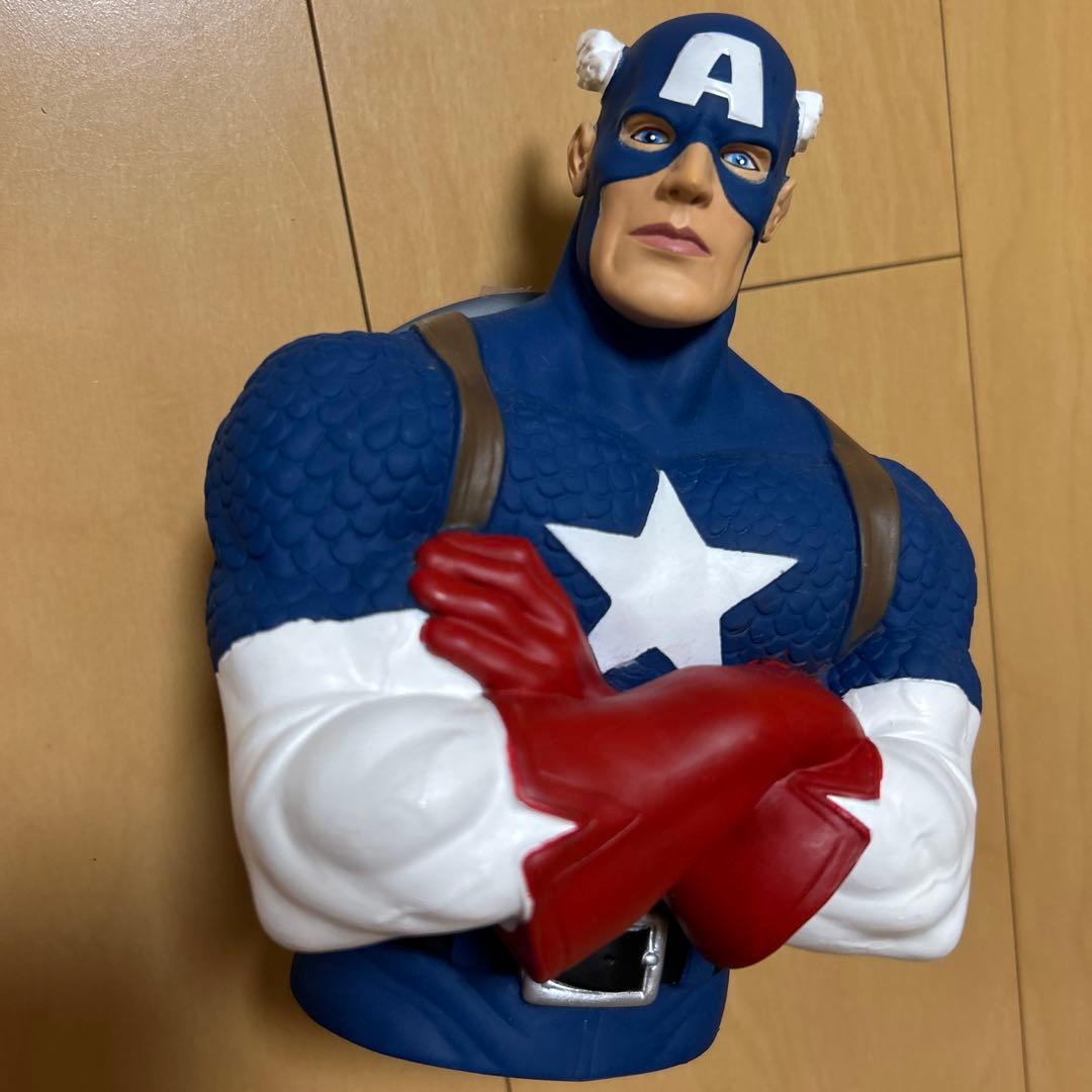 【即購入ok!!】MARVEL キャプテンアメリカ フィギュア 貯金箱