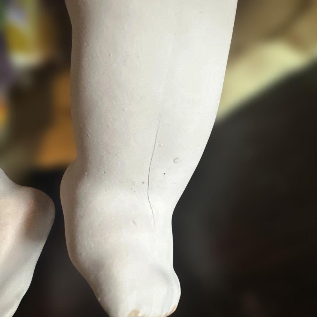 陶器製日本人形 約30cm 和服