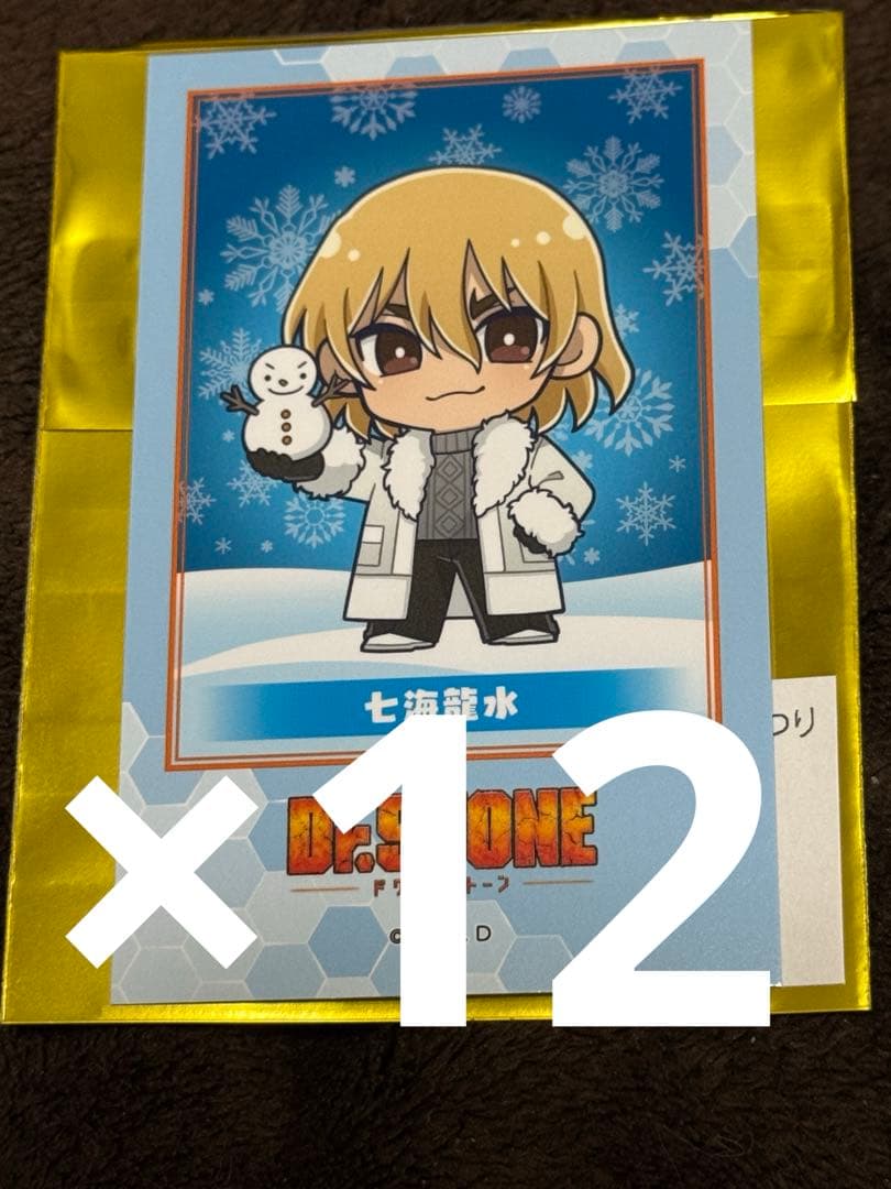 ドクターストーン 雪まつり ミニキャラ チェキ風カード 七海龍水 12枚