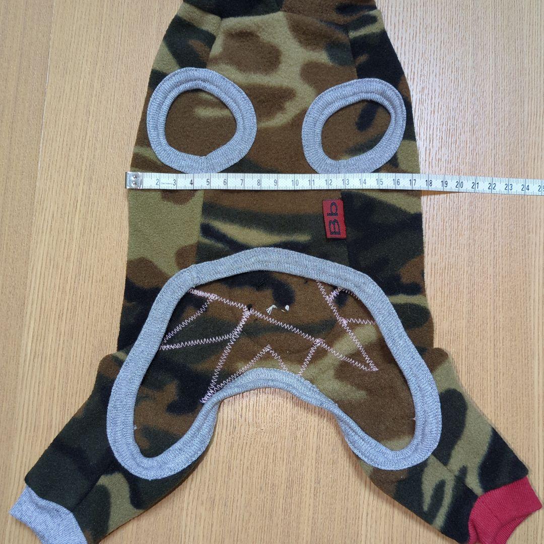 ☆未使用品☆ Blue beat ブルービート犬服 迷彩柄 つなぎ Sサイズ