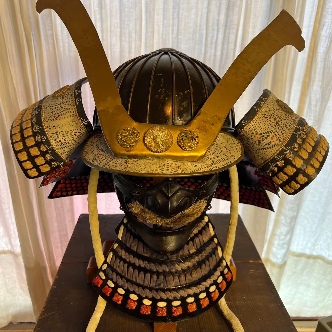 美品！【江戸期 長宗我部家 ゆかりの鎧】日本甲冑【等身大】鎧一式