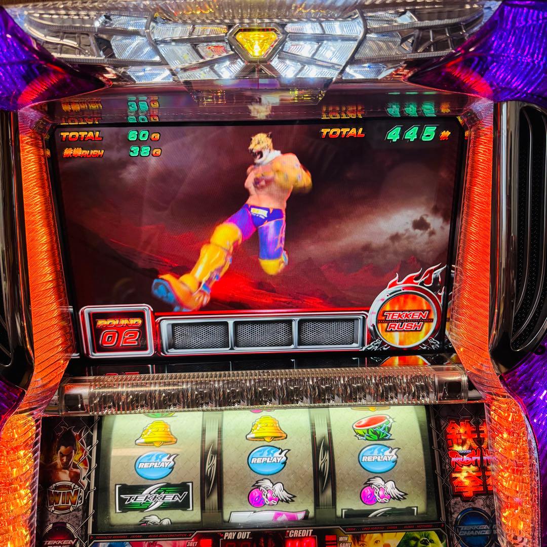 名機！ 鉄拳2nd パチスロ機 不要 無段階ボリューム付き