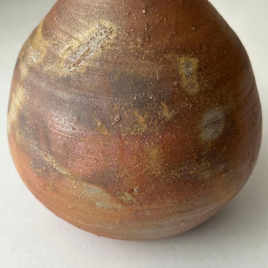 金重道明 備前 花器 徳利花入 共箱