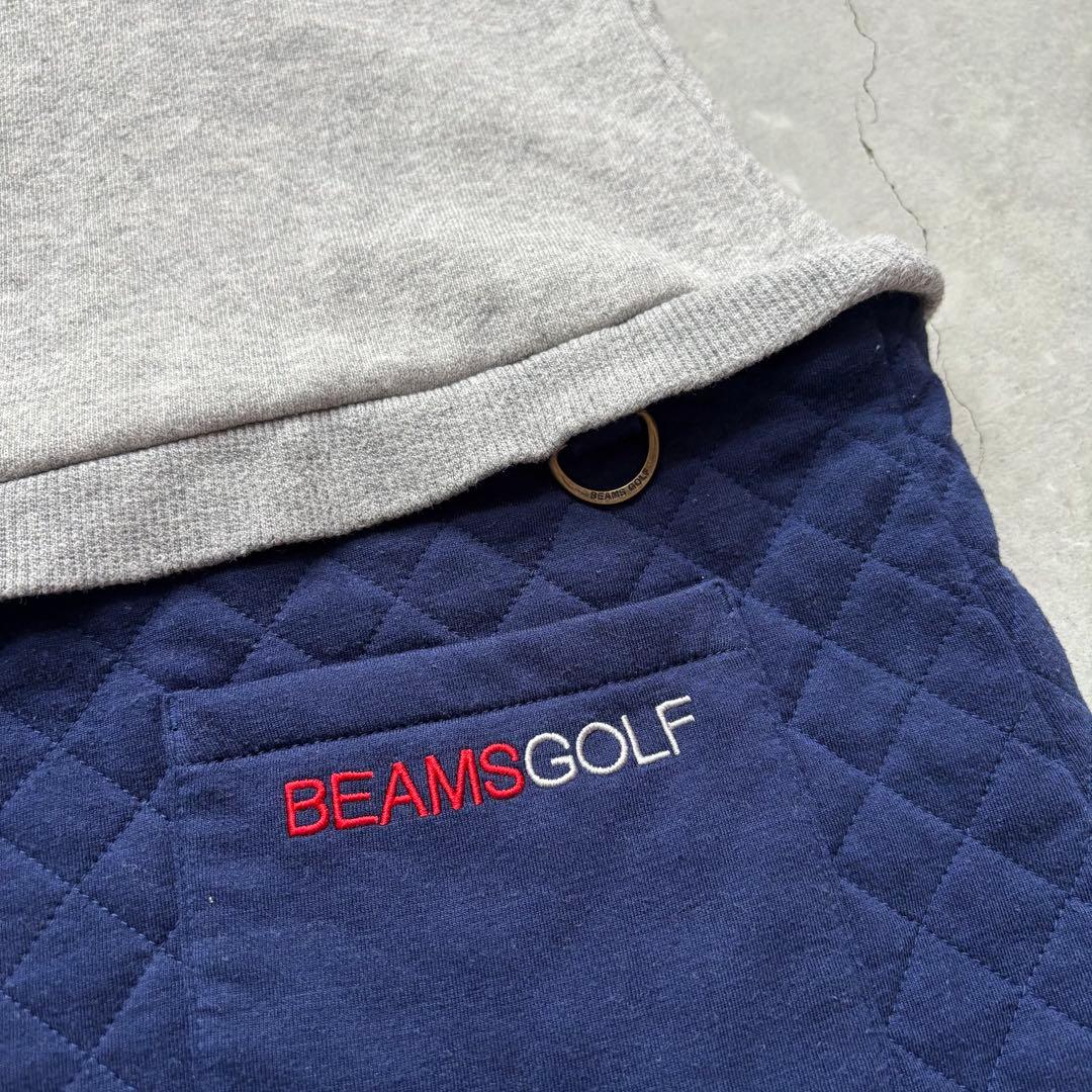 BEAMS GOLF ビームスゴルフ 長袖フード付きワンピース キルトスカート