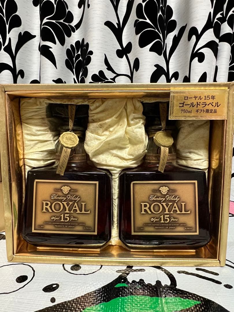 サントリーウイスキー ロイヤル 15年 ゴールドラベル 750ml 2本セット