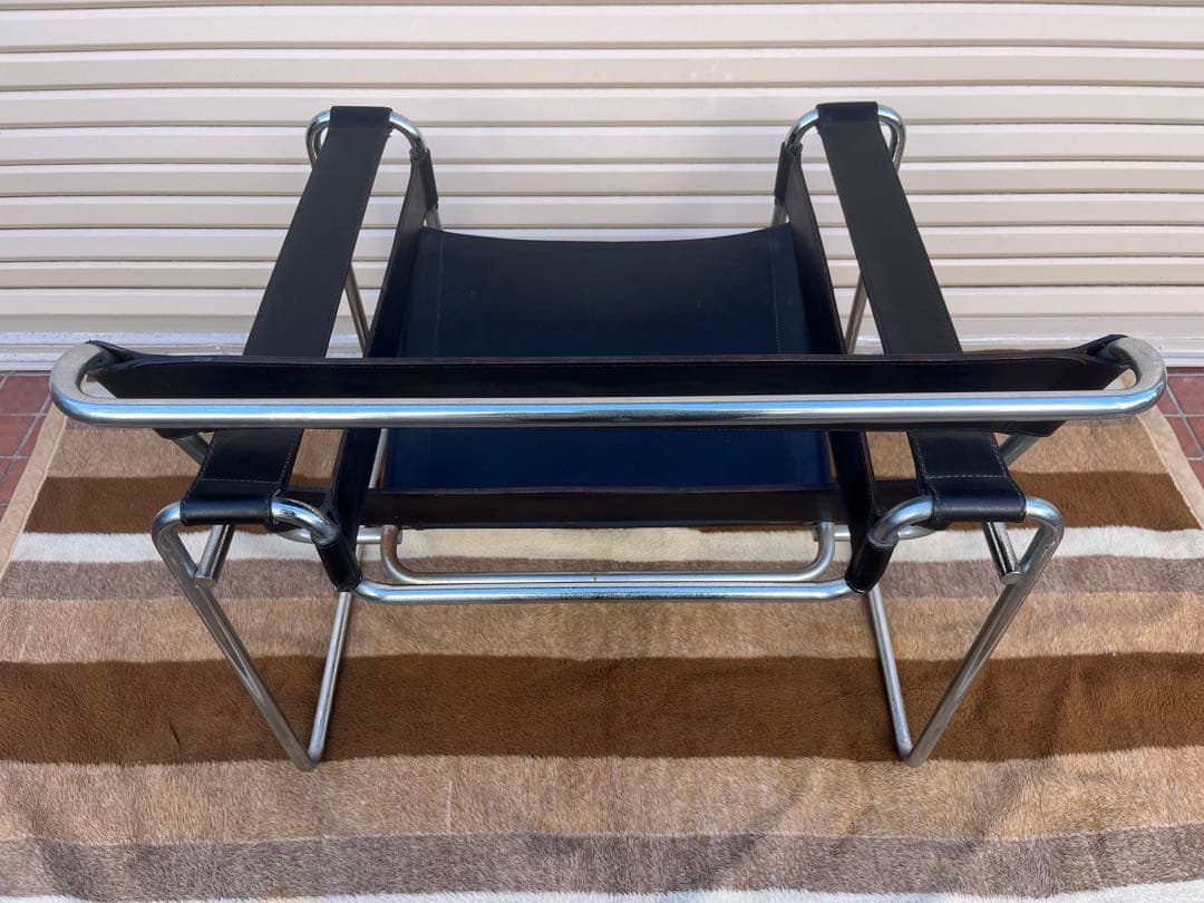 希少 イタリア Gavina ワシリーチェア マルセルブロイヤー 本革