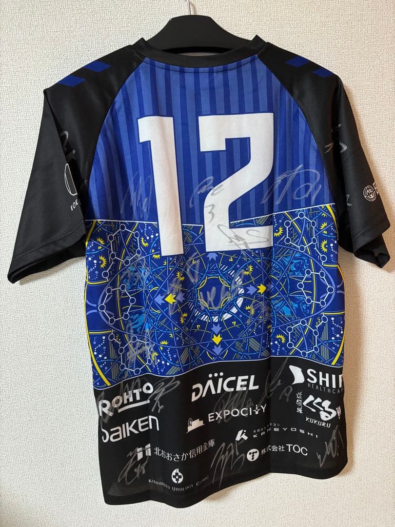 ガンバ大阪　2023シーズンEXPOTシャツ　サイン寄せ書き