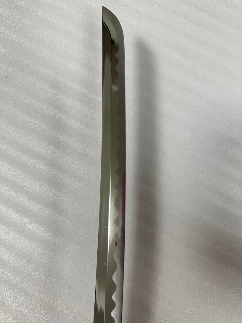 美品 模造刀 打刀 黑鞘 鞘付長さ約103cm