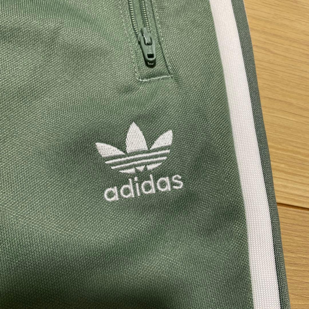 adidas ベッケンバウアー　トレースグリーン　ジャージ　パンツ　緑Oサイズ