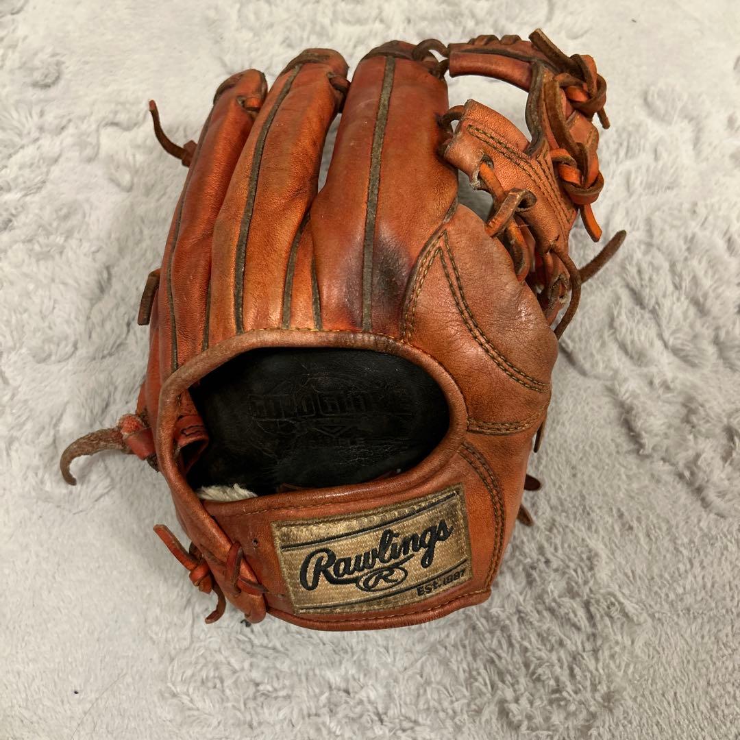 Rawlings 硬式グローブ 赤